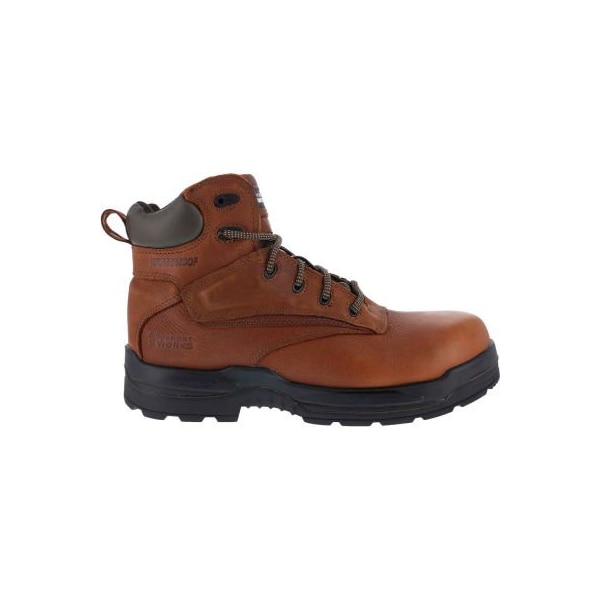 Warson Brands. Rockport RK6628 Men's More Energy 6in Plain Toe Waterproof Work Boot, Deer Tan, Size 11 W RK6628-W-11 - main